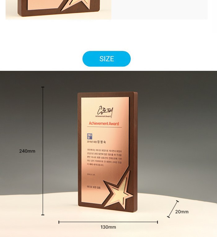 송공 기업 기념 감사패 E5226 상세 이미지