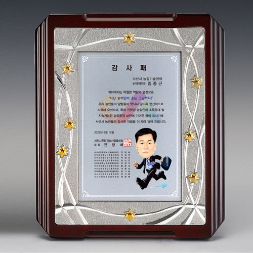 금속순은도금 상패 sd14) 153-3 상세 이미지