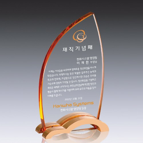 크리스탈 메탈 상패 Sd14)2-6 상세 이미지